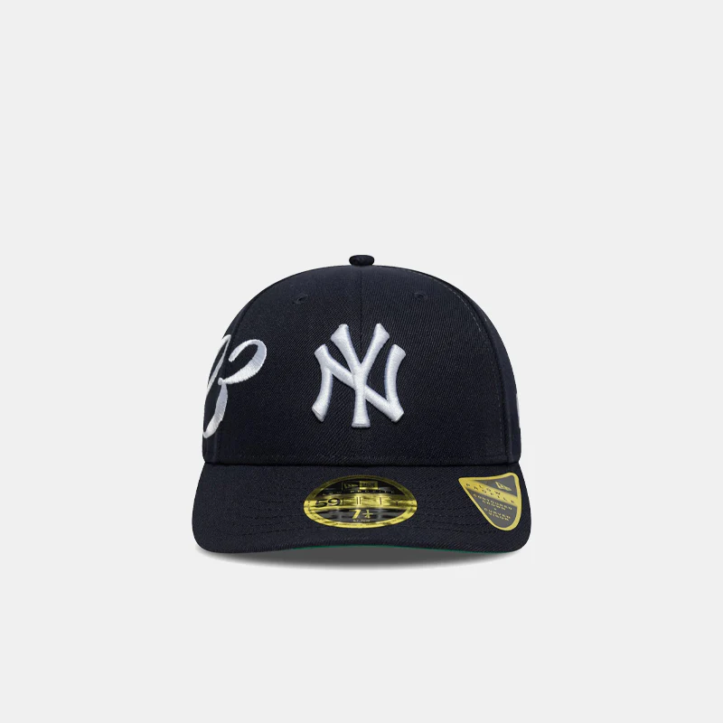 New York Yankees MLB Est Script Navy Low Profile 59FIFTY Fitted Cap - Image 2