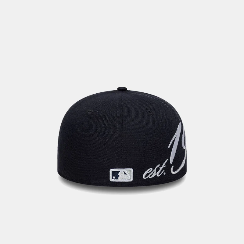 New York Yankees MLB Est Script Navy Low Profile 59FIFTY Fitted Cap - Image 5