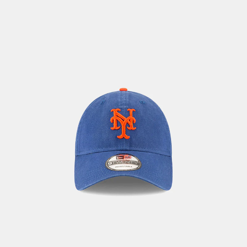 New York Mets MLB Core Classic Blue 9TWENTY Adjustable Cap - Image 2