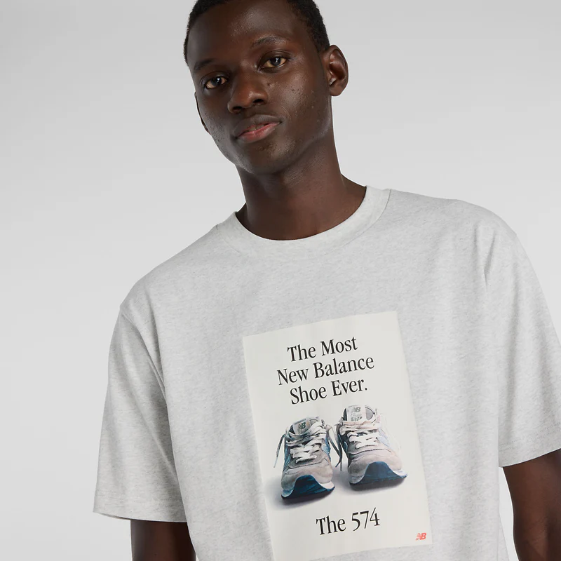 NB Athletics 574 T-Shirt - Image 3