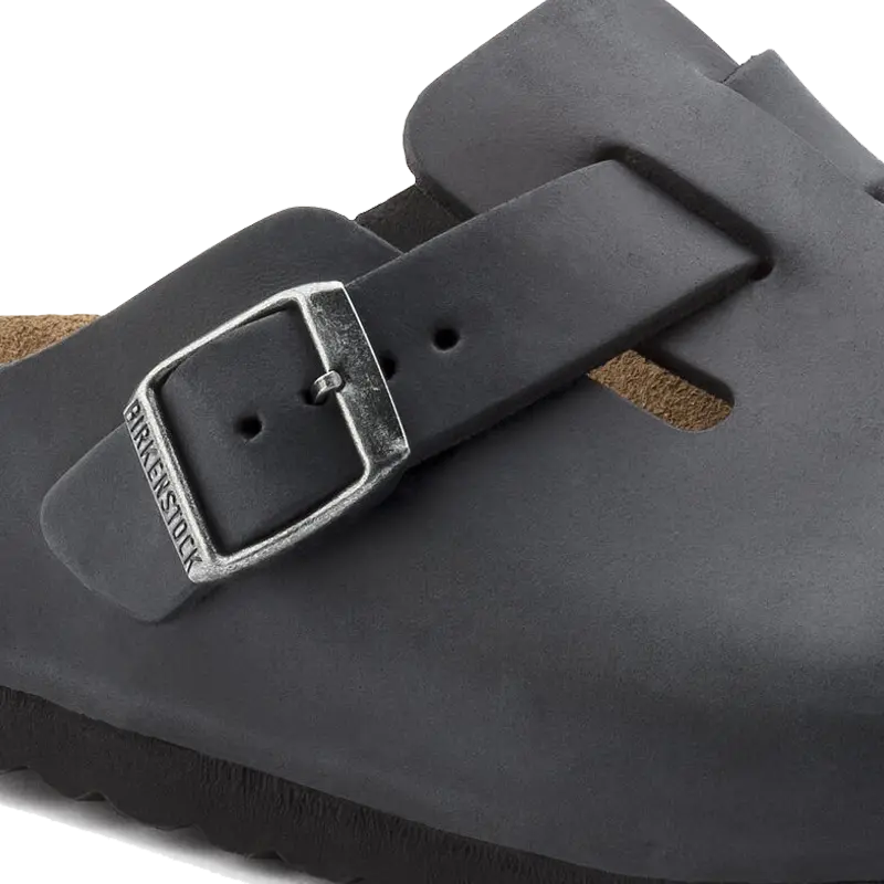 Boston Black Oiled Leather - Image 3