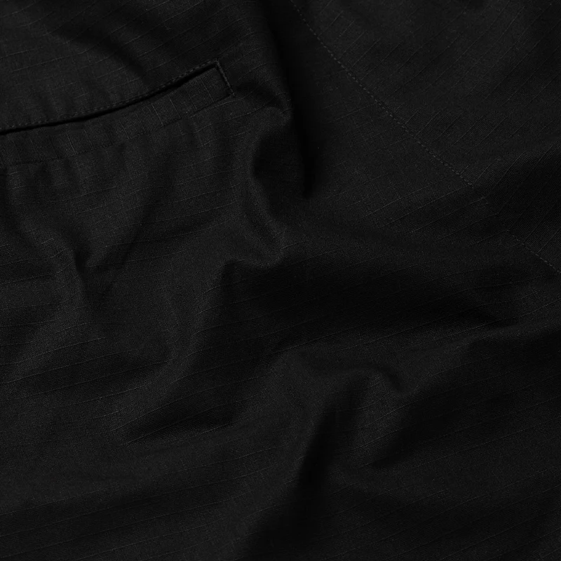 Cotton Cargo Shorts Black - Image 3
