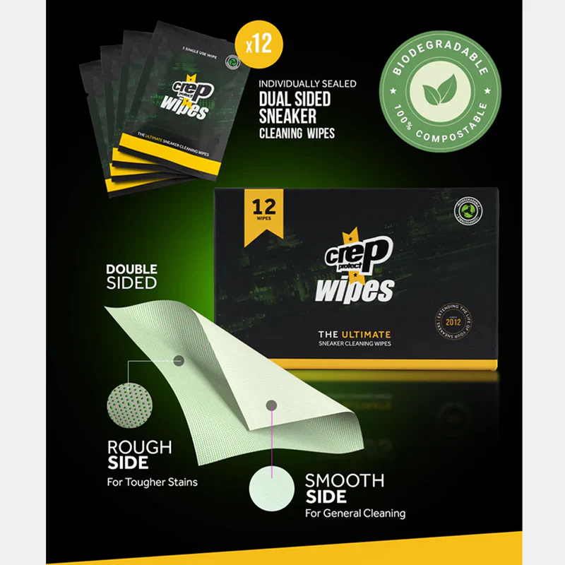 Crep Biodegradable Wipes 12Pack - Image 4