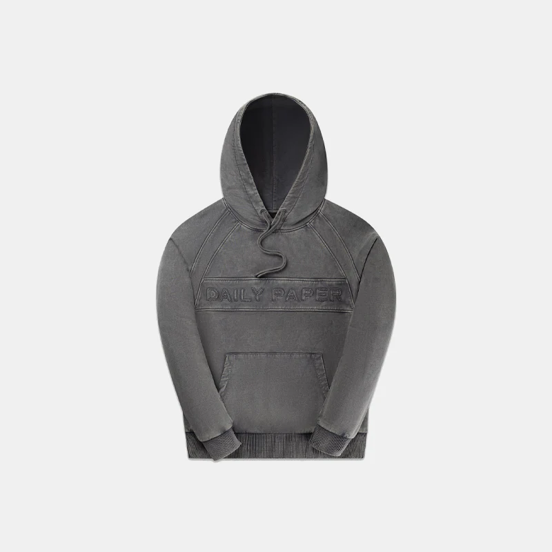 Garment Wash Hoodie Grey