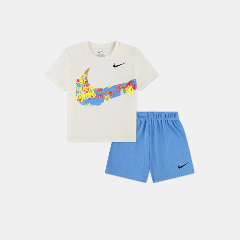 GRAPHICS JERSEY & MESH SHORT SET (B)