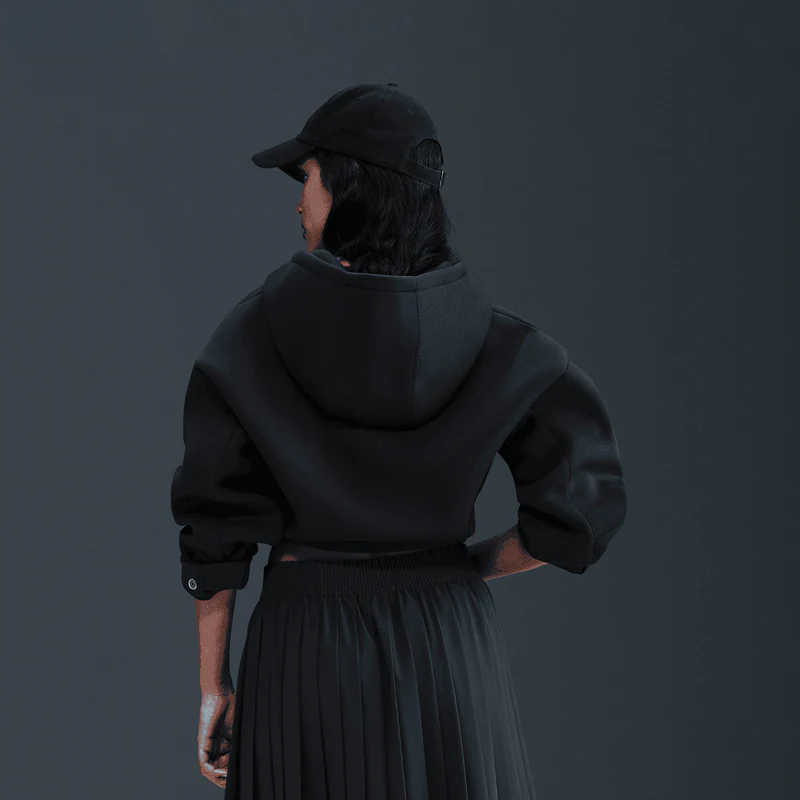 Hooded Full Zip Jacket (W) - Image 2