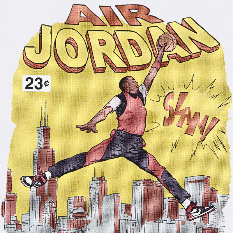 Jordan Comic Slam T-Shirt (B) - Image 2