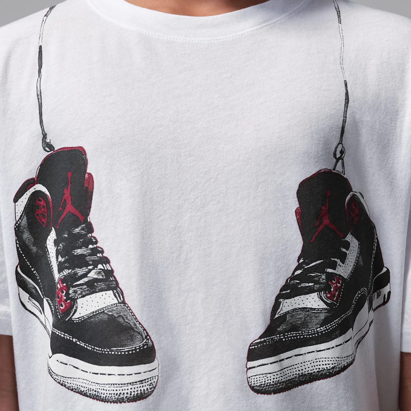 JORDAN SHOE STRINGS T-SHIRT (B) - Image 2