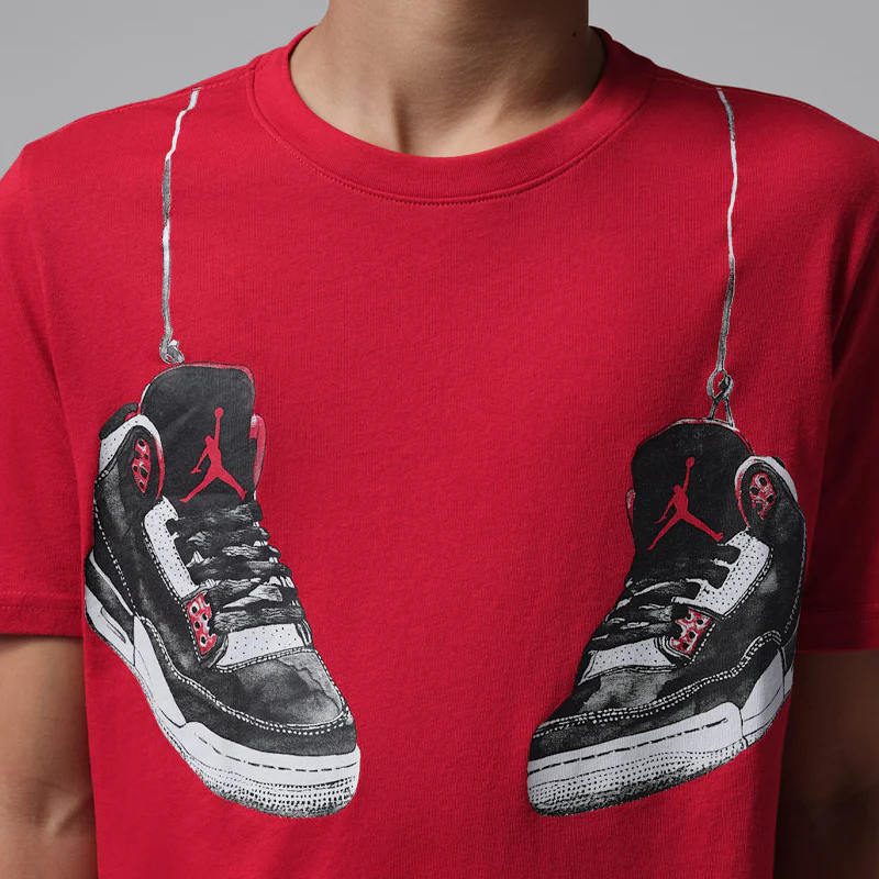 JORDAN SHOE STRINGS T-SHIRT (B) - Image 2