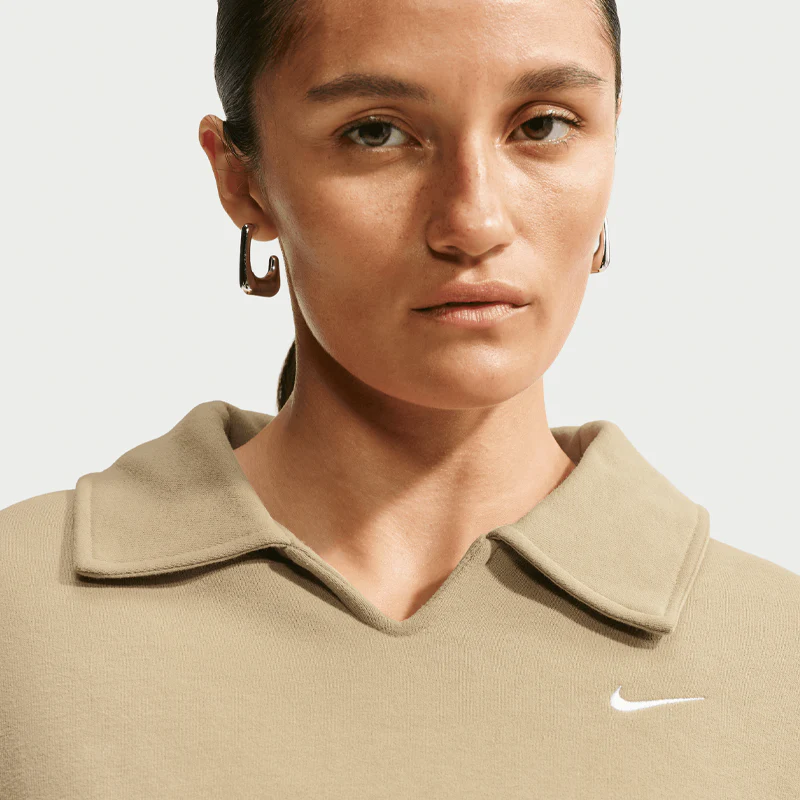 NIKE W NK STDO FLC MW OS CRP POLO - Image 5