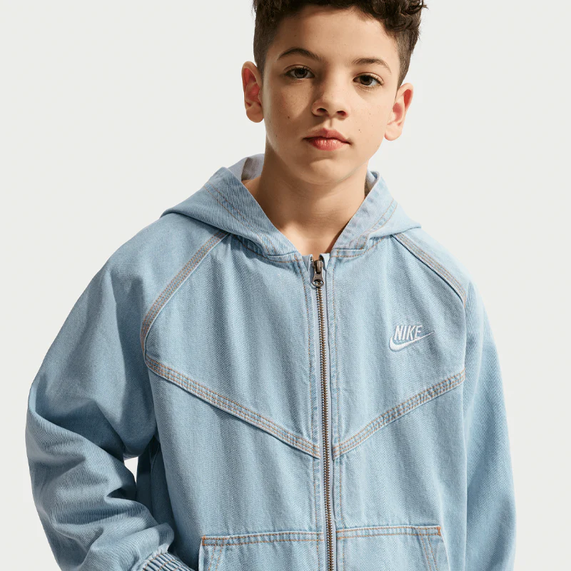 Nsw Fill Zip Denim Jacket - Image 3