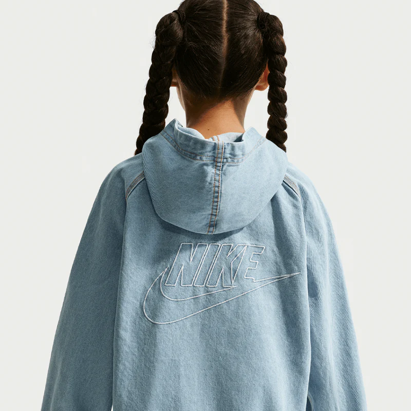 Nsw Fill Zip Denim Jacket - Image 4