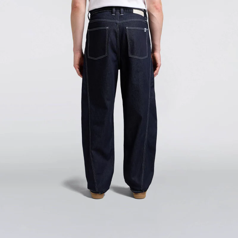 Panelled Belted Tyrell Pant Blue - Image 2