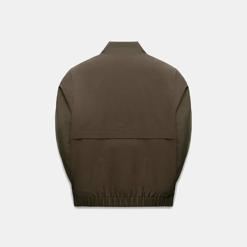 Twill Track Jacket Green Grey - Image 2